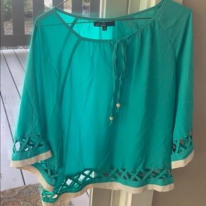 Women’s turquoise blouse